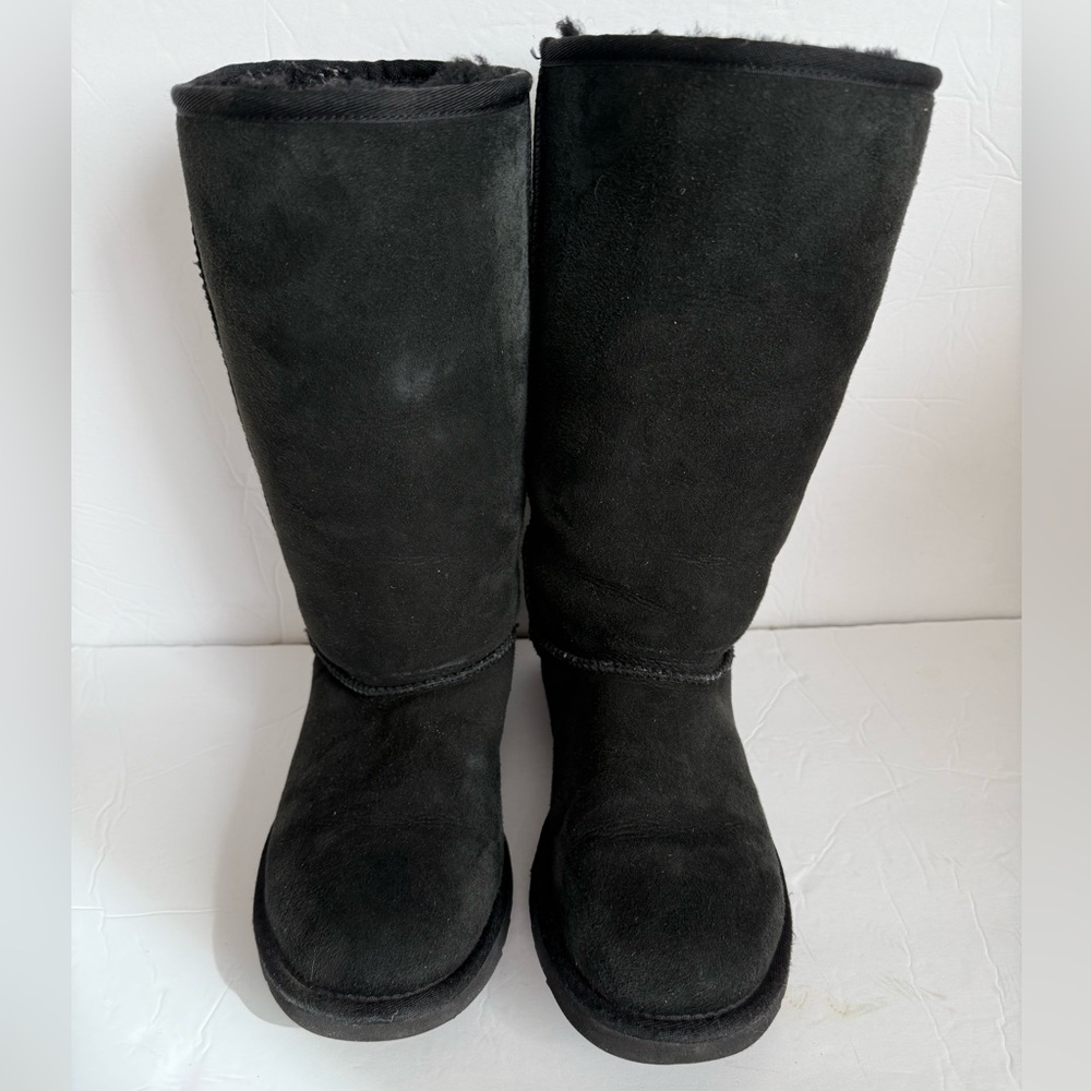 UGG Australia Black‎ Suede Tall Boots size 6